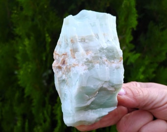 Aragonito azul / Mineral griego / Ejemplar curativo
