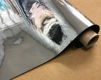 MIRROR LOOK PVC Fabric
