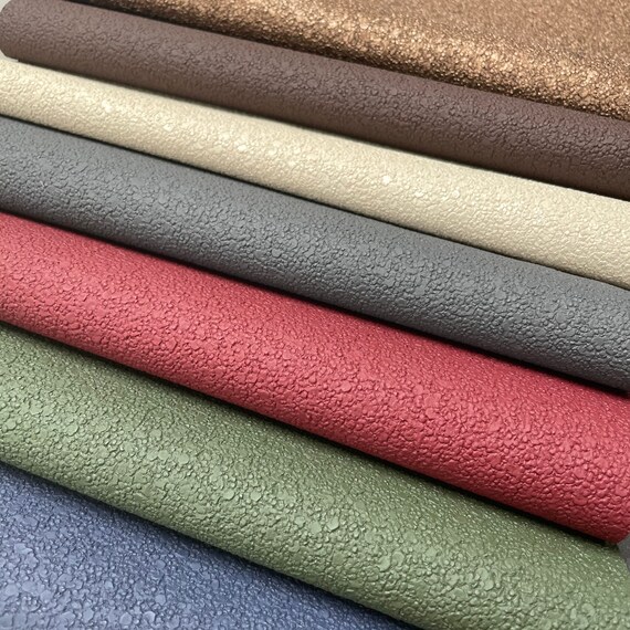 PIERRE Matte Finish Embossed PVC Leatherette Faux Leather Etsy UK