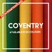 COVENTRY | PVC Leatherette Fabric | Faux Leather | Vinyl | Available in 34 Colours 