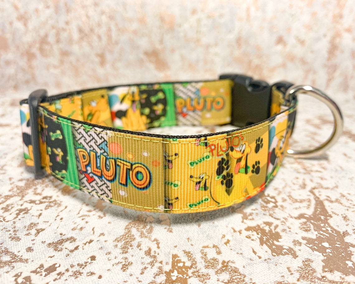 Pluto Disney Dog Collar Pet Lovers Gift for Dogs Etsy