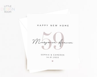 New House | New House Card | Moving House Card | New Home | New House Gift | Personalised New House Card | House Warming | First Home