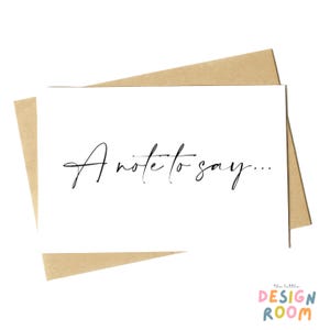 Nota en blanco / Nota para decir / Tarjeta genérica / Manténgase en contacto / Tarjetas de felicitación / Tarjeta / Tarjetas / Nota personalizada / Tarjeta personalizada / Notas