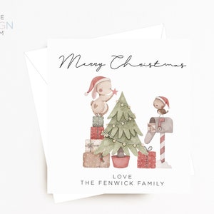 Tarjetas de Navidad personalizadas / Tarjetas de Navidad familiares / Paquete de tarjetas / Tarjetas de Navidad / Navidad familiar / Navidad personalizada / Papá Noel