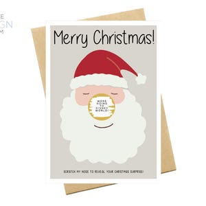 Biglietto gratta e vinci di Natale / Biglietto gratta e vinci / Regalo a sorpresa / Sorpresa / Regalo biglietto gratta e vinci / Biglietto personalizzato / Regalo per bambini / Idea regalo per bambini