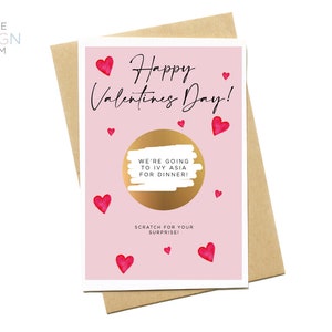 Carte de Saint Valentin | Carte de Saint-Valentin | Carte de Saint-Valentin | Saint-Valentin | Cadeau Saint Valentin | Carte de Saint-Valentin personnalisée | Gratter la Saint-Valentin