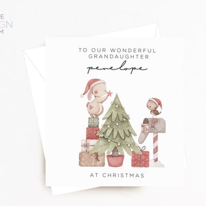 Tarjeta de Navidad personalizada / Navidad para niños / Tarjeta de Navidad para niños / Tarjeta para hija / Tarjeta para hijo / Tarjeta para ella / Tarjeta para él / Navidad