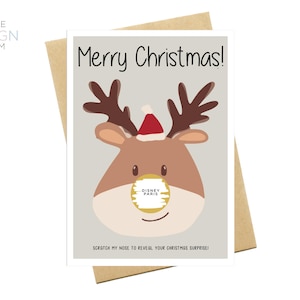 Biglietto gratta e vinci di Natale / Biglietto gratta e vinci / Regalo a sorpresa / Sorpresa / Regalo biglietto gratta e vinci / Biglietto personalizzato / Regalo per bambini / Idea regalo per bambini