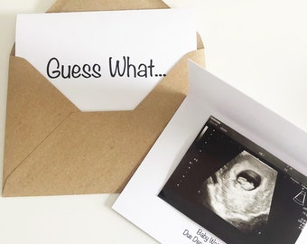 Raad eens wat | Baby Aankondiging | Gender Reveal | Nieuwe babykaart | Nieuwe Baby Surprise | Nieuwe Baby | | verwachten Zwangerschapsaankondiging |