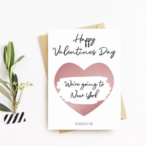 Carte de Saint-Valentin | Cadeau Saint-Valentin | Saint-Valentin | Saint-Valentin | Personnalisé | à gratter Saint-Valentin | carte à gratter | Cadeau pour couple