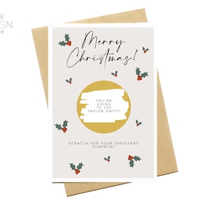 Christmas Scratch Card | Scratch Card | Surprise Gift | Surprise | Scratch Card Gift | Personalised Card | Gift For Her | Gift For Him