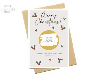Christmas Scratch Card | Scratch Card | Surprise Gift | Surprise | Scratch Card Gift | Personalised Card | Gift For Her | Gift For Him