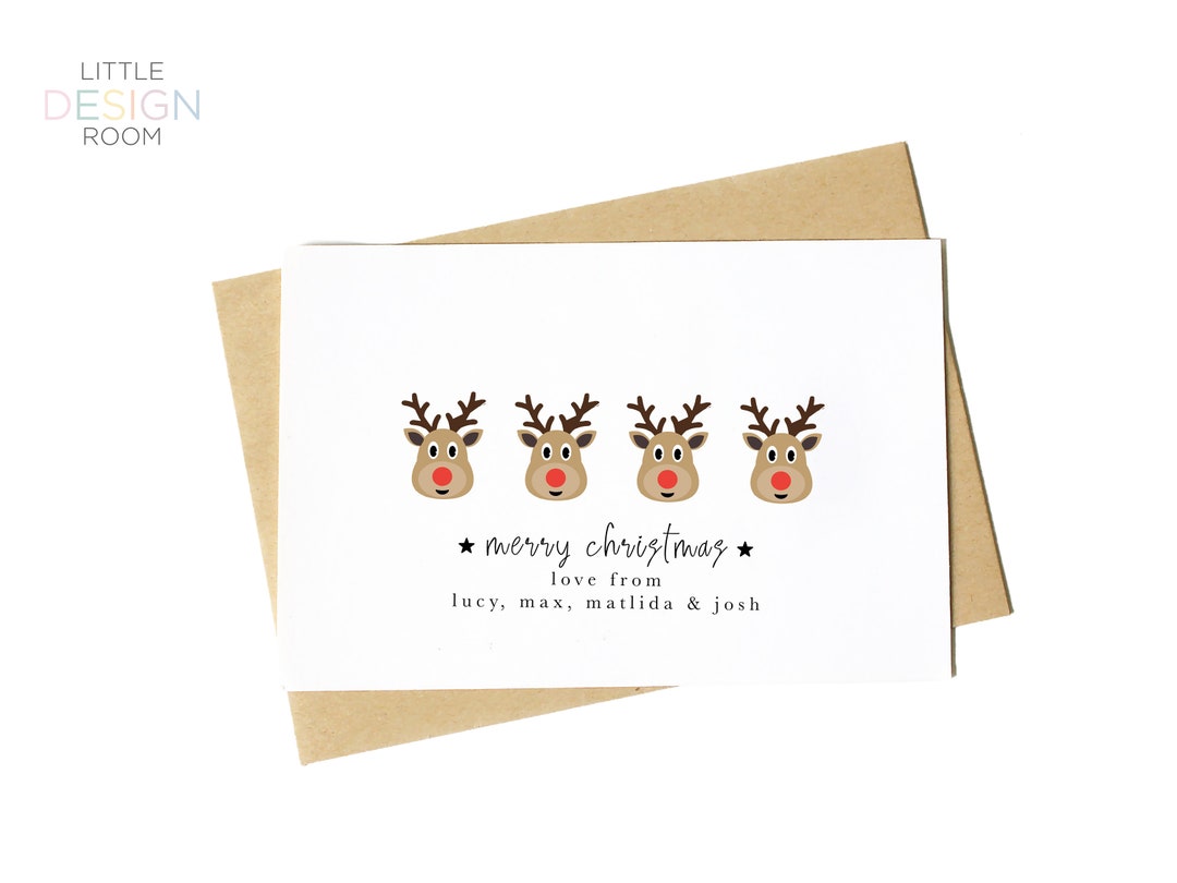 Christmas Cards Personalised Christmas Cards Personalised Cards Family