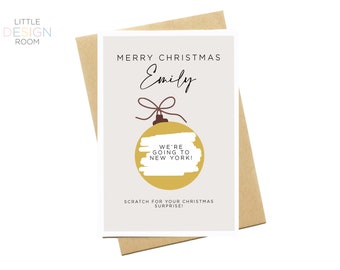 Christmas Scratch Card | Scratch Card | Surprise Gift | Surprise | Scratch Card Gift | Personalised Card | Gift For Her | Gift For Him