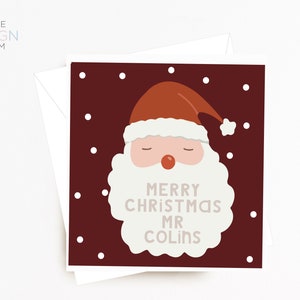 Gepersonaliseerde kerstkaart | Leraar Kerstmis | Leraarcadeau | Lerarenkaart | Kerst voor kinderen | Kerstkaart | Kerstcadeau | Kerstmis