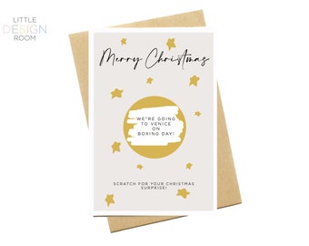 Christmas Scratch Card | Scratch Card | Surprise Gift | Surprise | Scratch Card Gift | Personalised Card | Gift For Her | Gift For Him