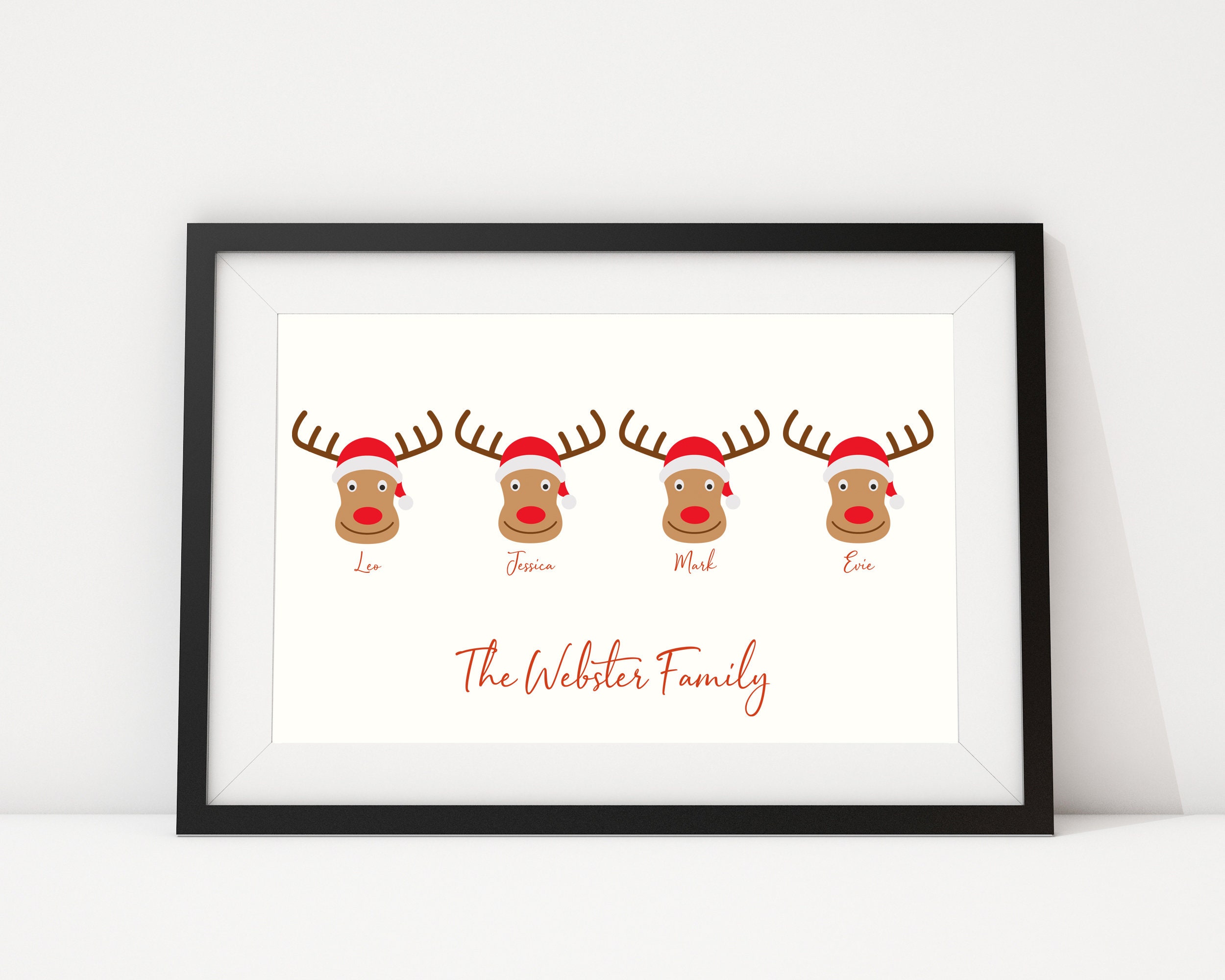 Christmas Cards Personalised Card Personalised Christmas Etsy UK