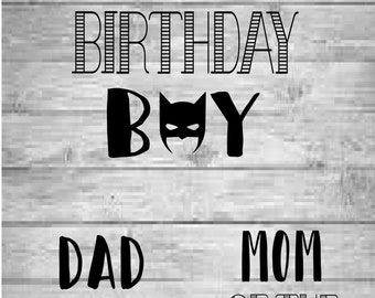 Download Batman Birthday Svg Etsy
