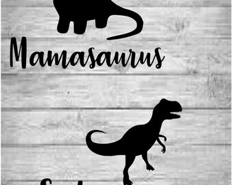 Download Daddysaurus svg | Etsy