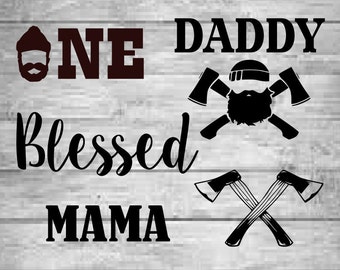 Lumberjack themed svg, Blessed mama svg, Daddy lumberjack Svg, Baby lumberjack Svg, Lumberjack Svg, Lumberjack Birthday Svg