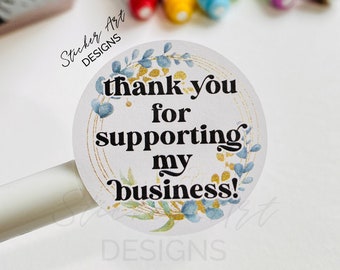 16 Thank You Stickers, Small Business Labels, Nail Mail Stickers, Happy Mail Labels, Packaging Stickers, Poshmark Stickers, Shop My Closet