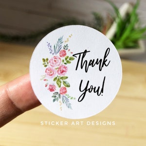 30 Thank You Stickers, Wedding Stickers, Thank you labels, Baby Shower Stickers, Packaging Stickers, RSVP Nice Business Logo Stickers