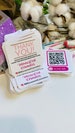 Custom QR Code Business Cards, Pink Marketing Card, Thank You Craft Show Supply, Business Card, Thank You Cards, Color Street Business Cards 