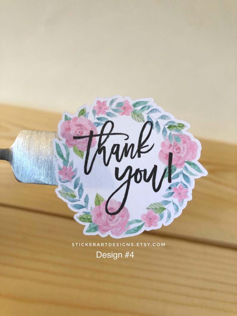 180 BULK THANK YOU Stickers Business Stickers Stickers Etsy