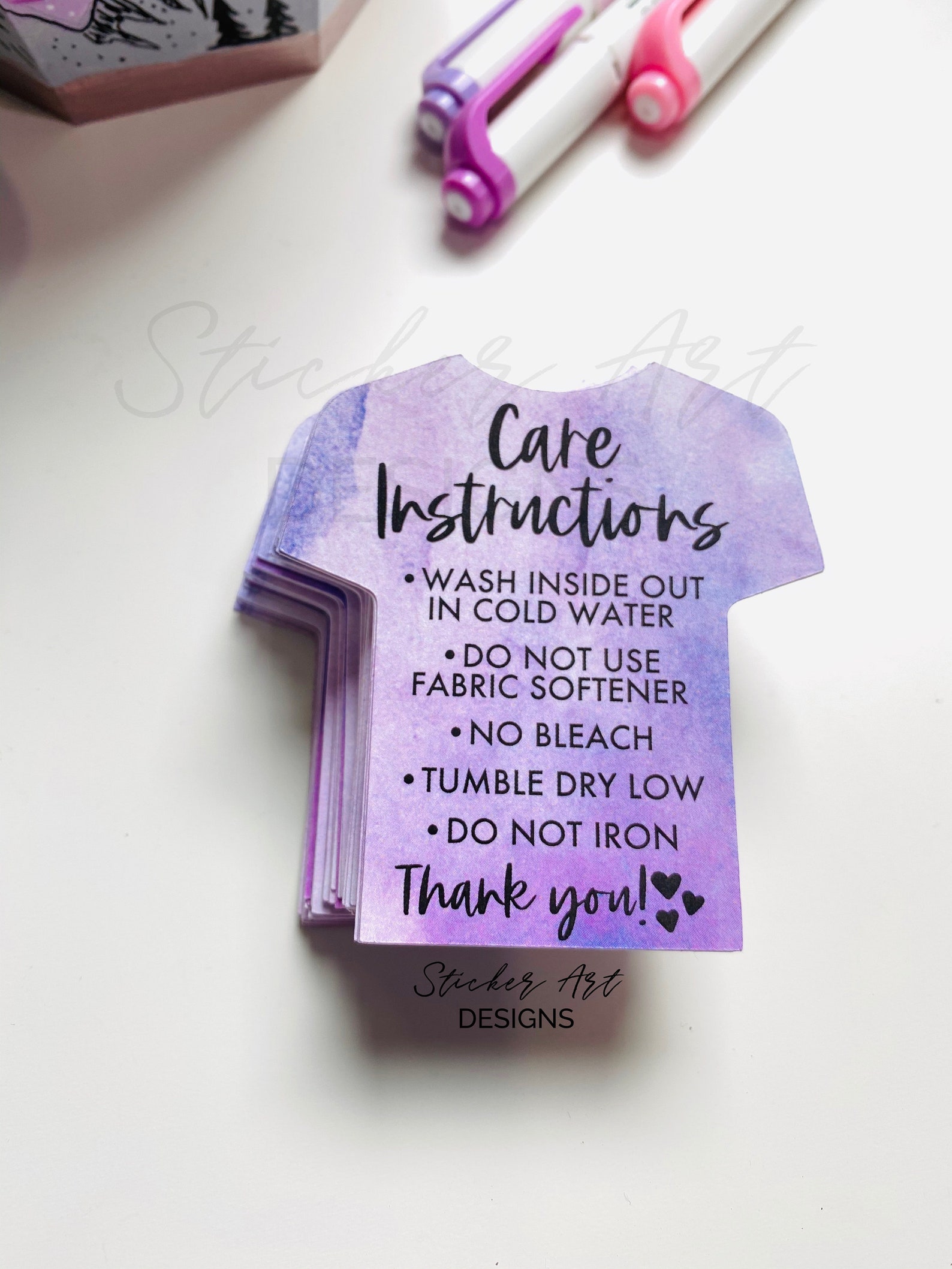 care instructions for sublimation shirts