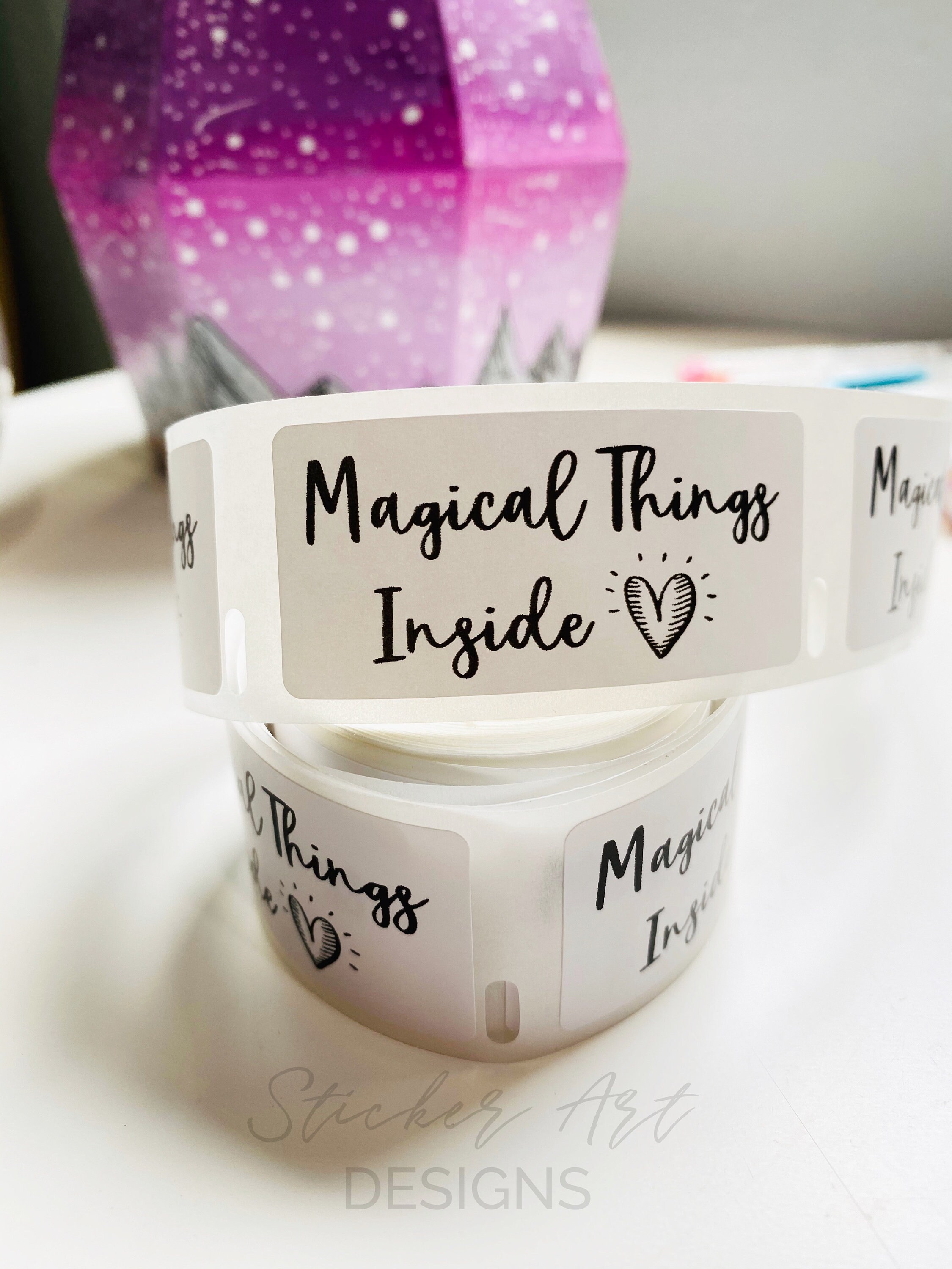 100/200/300 1 Magical Things Inside Stickers Custom - Etsy