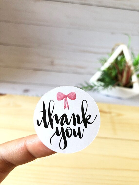 30 Packaging Thank You Stickers Baby Shower Stickers Thank - Etsy