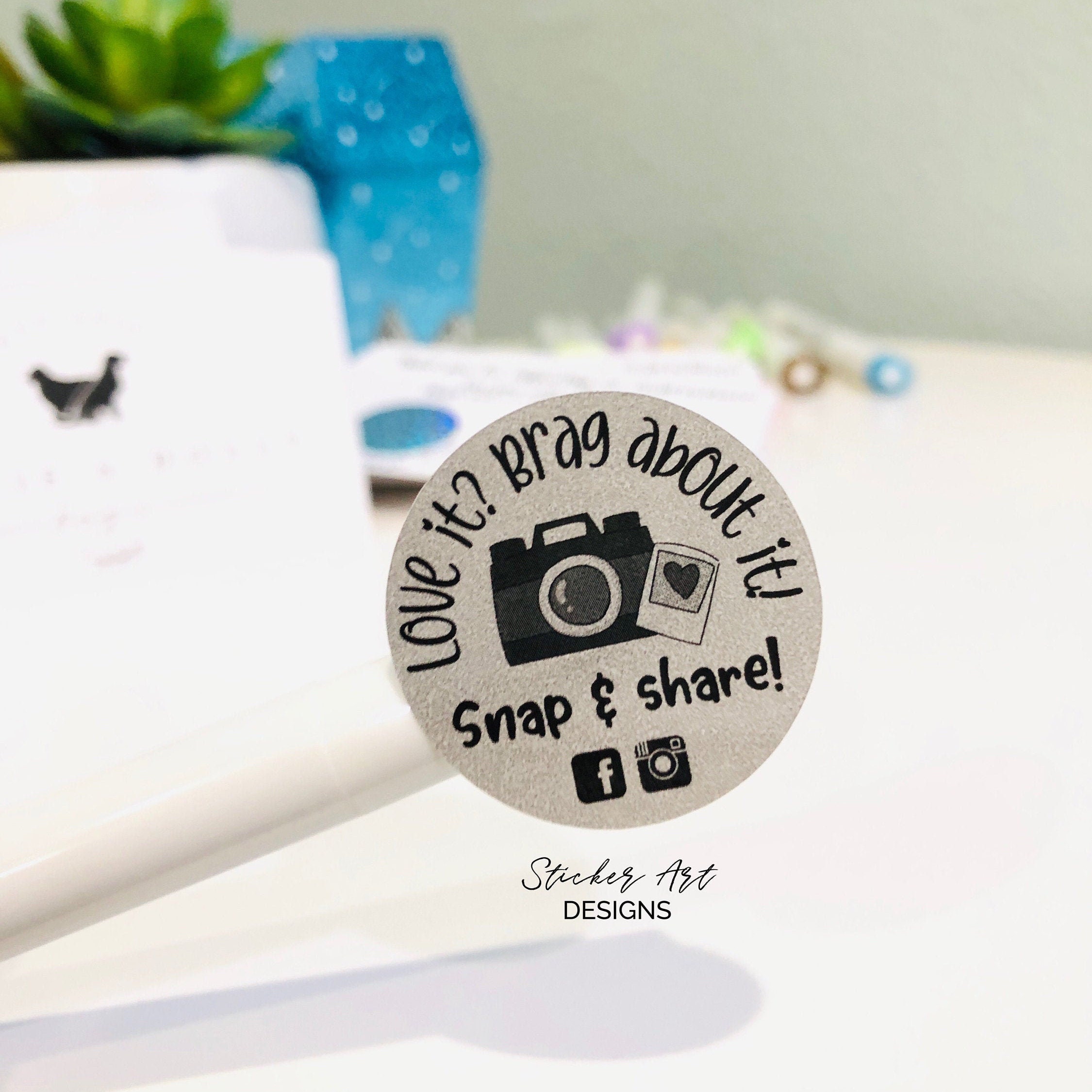 42 Social Media Stickers, Love It? Snap & Share Stickers, Instagram ...