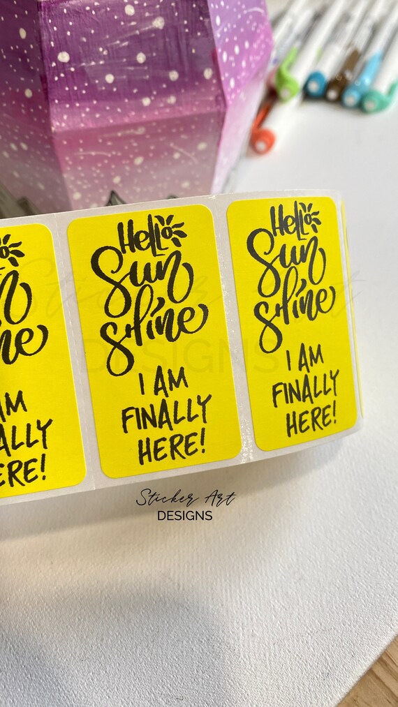 Happy Mail Custom site Address Stickers Personalized Business