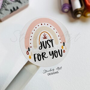 42 Just for You Labels, Small Business Sticker, Happy Mail Stickers ...