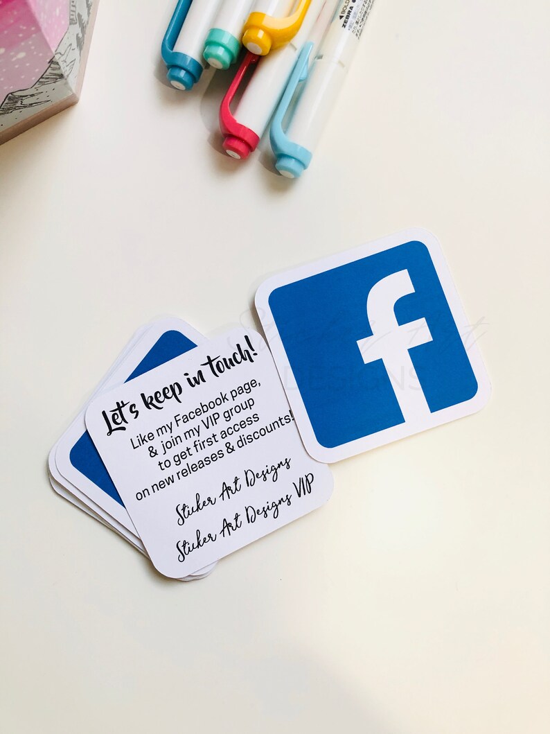 Facebook Card Making Custom Instagram Social Media Cards Facebook Cards Craft - Etsy