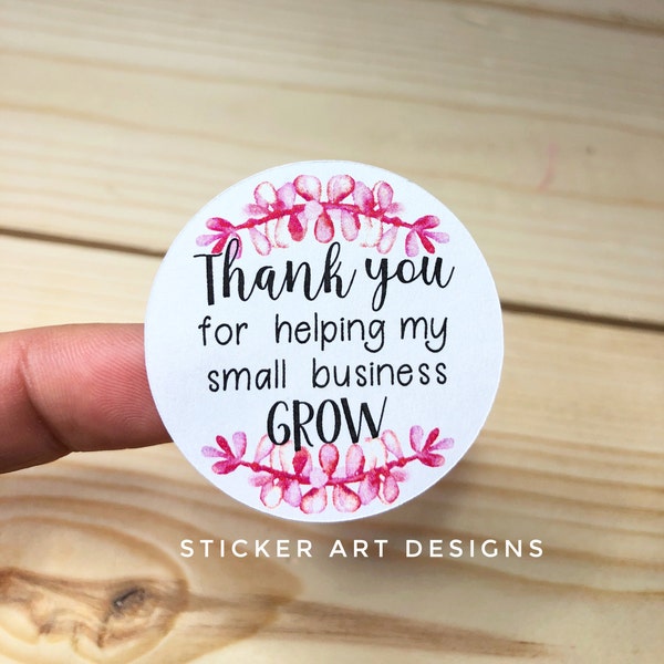 30 Business Stickers, Thank You Stickers, Succulent Stickers, Colorful Flower Stickers, Bath Body Sticker, Order Stickers, Small Business