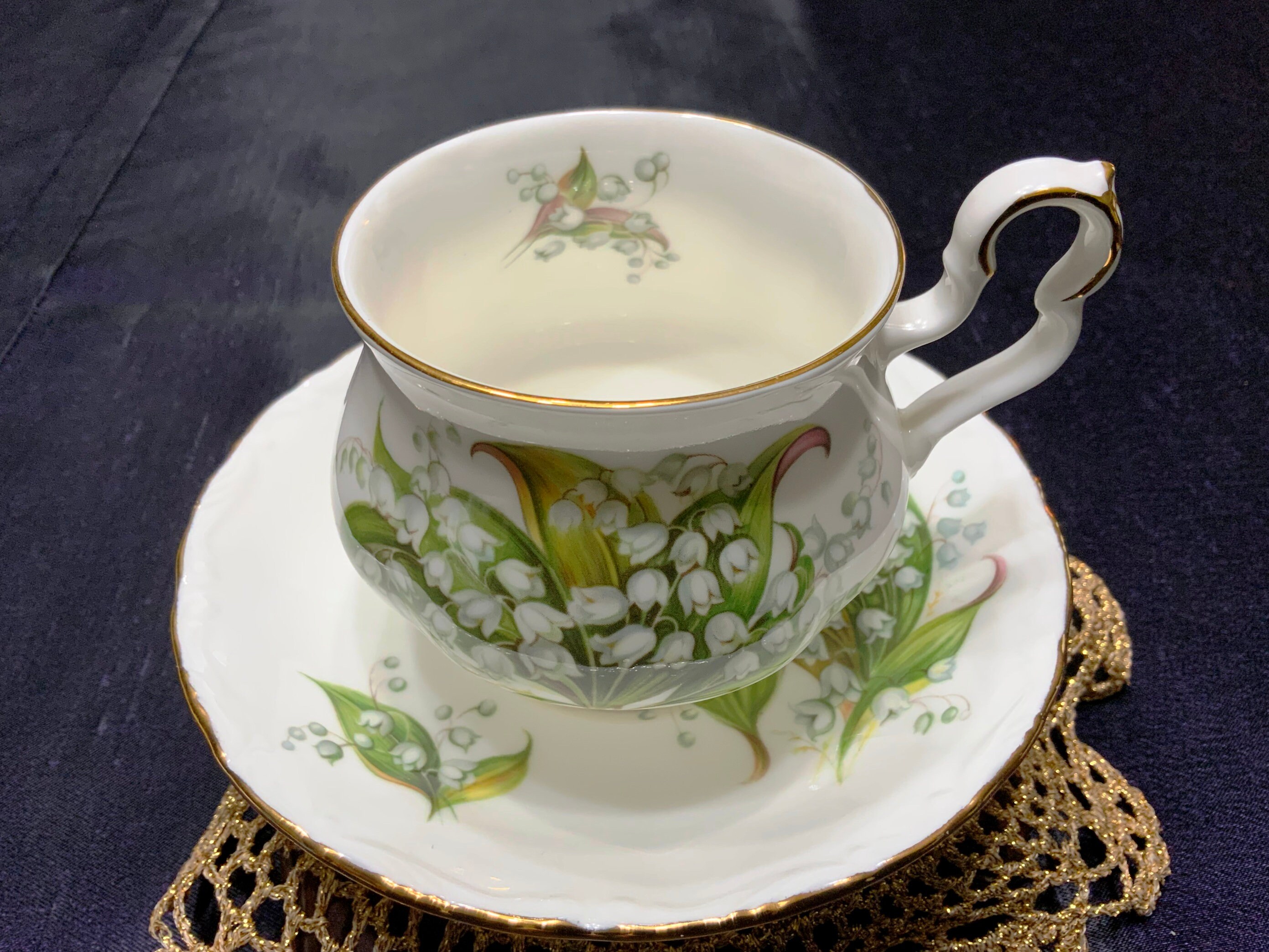 Royal Albert tennyson Lily of the Valley Cup and Etsy UK