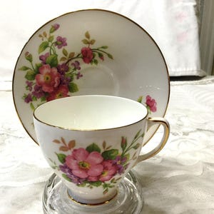 Old Royal Fine China Floral Tea Cup