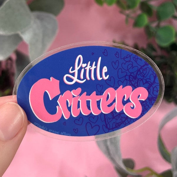 Little Critters - Littlest Pet Shop Parody Logo - LPS - Clear Sticker
