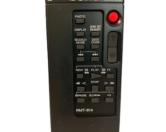 Remote Control Sony VTR RMT - 708 Video 8 - Tested and Working - Etsy