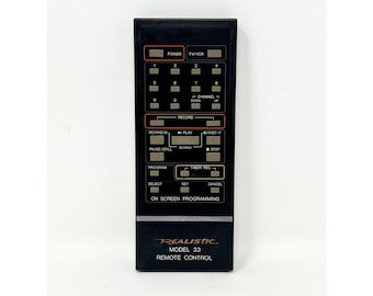 Realistische Modell 33 VCR Fernbedienung