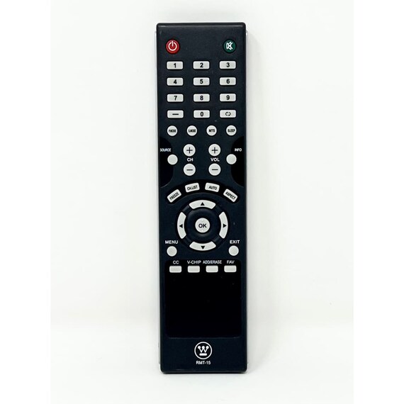 Westinghouse RMT15 TV Remote Control Etsy