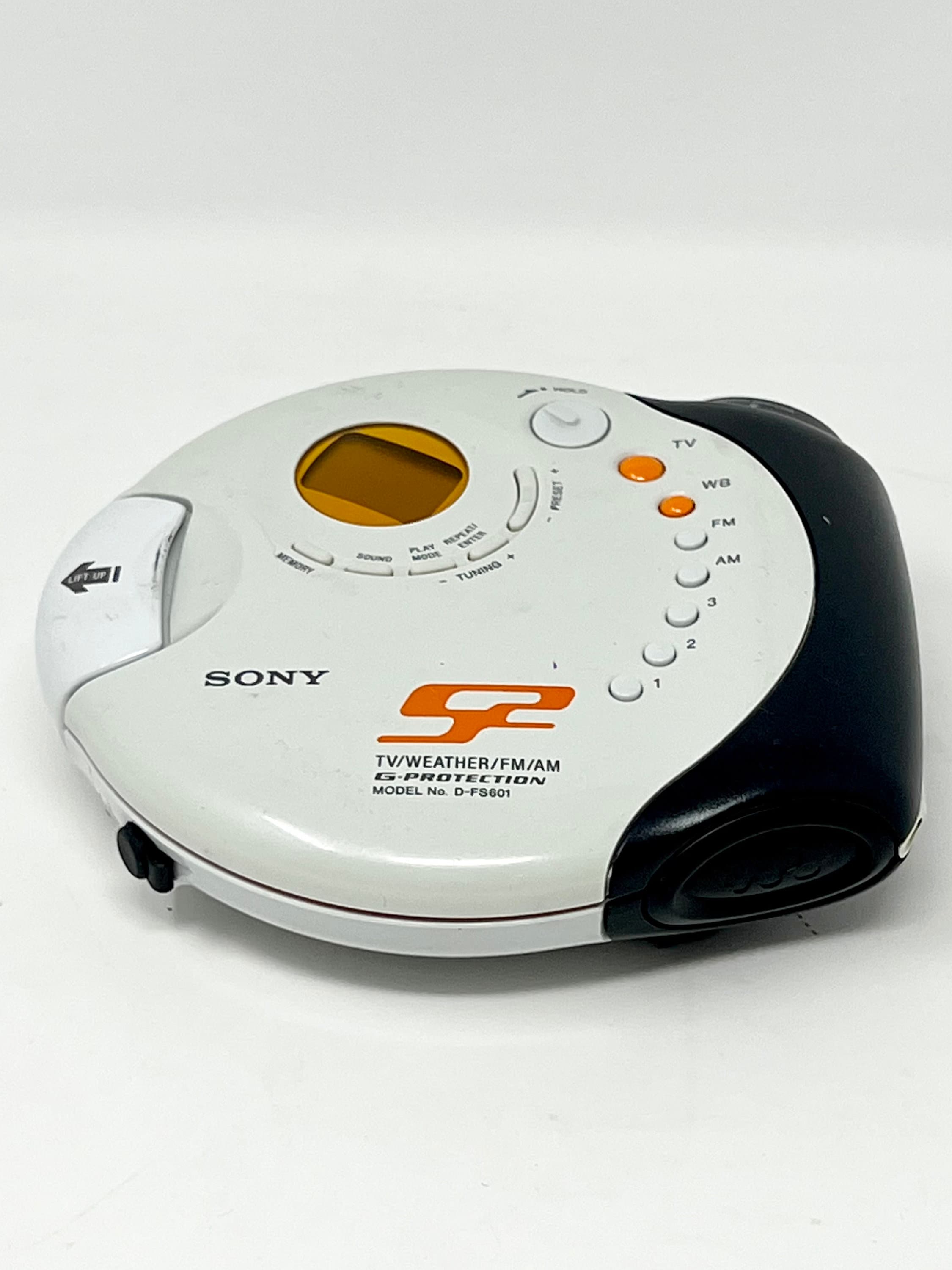 Sony S2 Walkman CD Player With G-protection Tv/weather/am/fm D