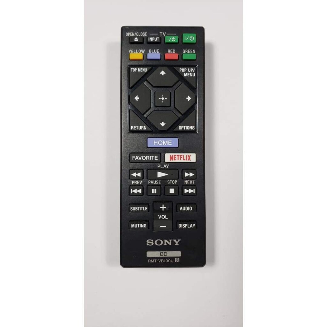 Sony RMTVB100U Bluray DVD Remote Control Etsy
