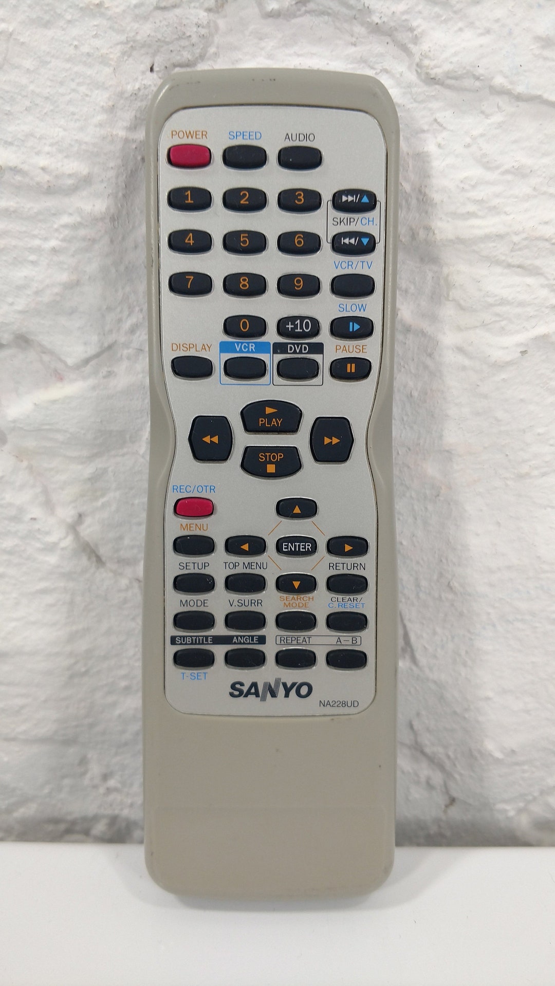Sanyo NA228UD DVD VCR Combo Player Remote Control Etsy