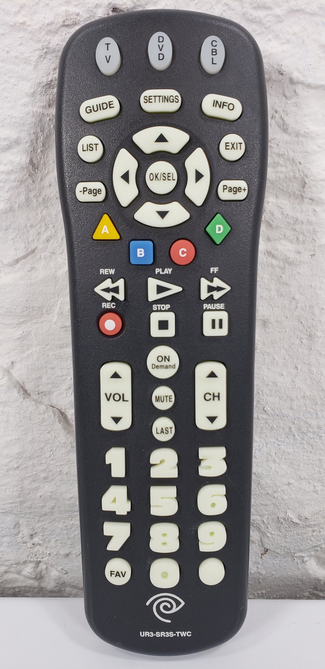 Time Warner Spectrum Universal Remote UR3SR3STWC Etsy