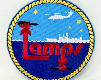 LAMPS MK Patch US Navy - Vintage 90&#39;s