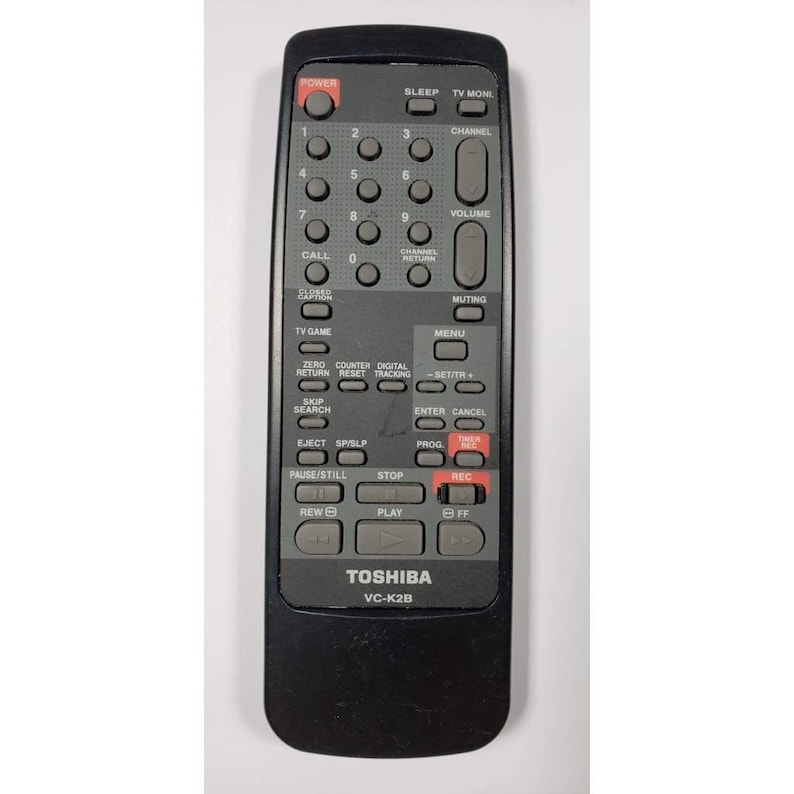 Toshiba VC-K2B VCR Remote Control