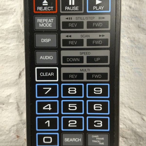 Pioneer CU-V113A Laserdisc Remote Control