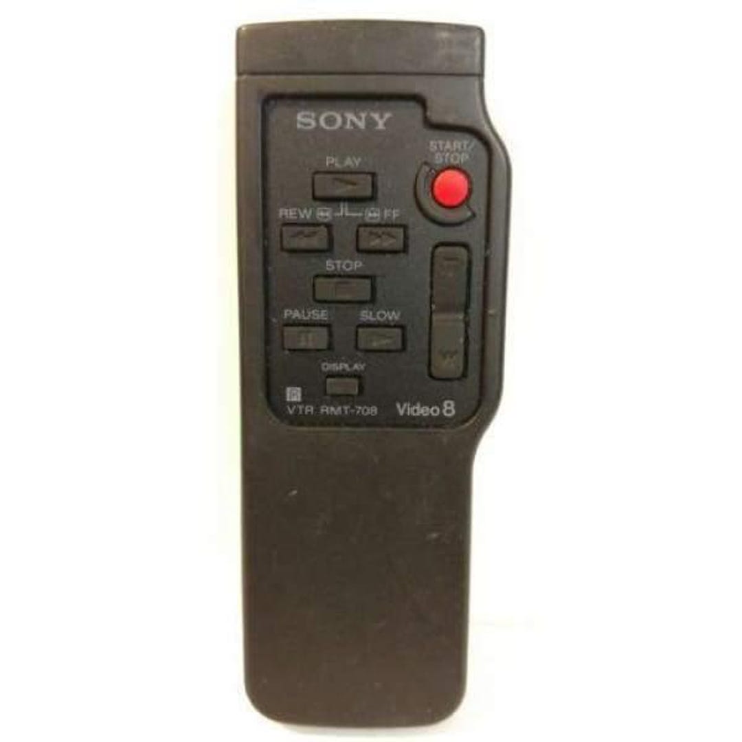 Sony RMT-708 VTR Video 8 Camcorder Remote Control - Etsy New Zealand